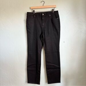Member’s Mark Women’s Black Straight‎ Leg Stretch Denim Jeans Size 12 NWT